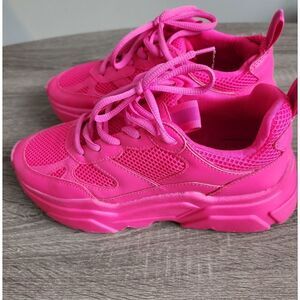 WOMEN'S H&M Athletic SHOES PINK COLOR SIZE Eu 38 .